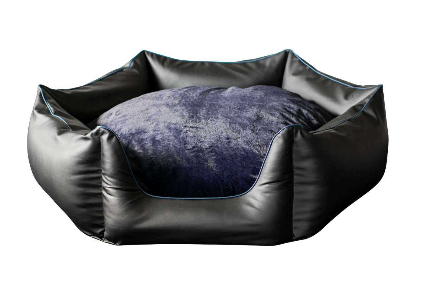 Hundebett Krone Black&Blue