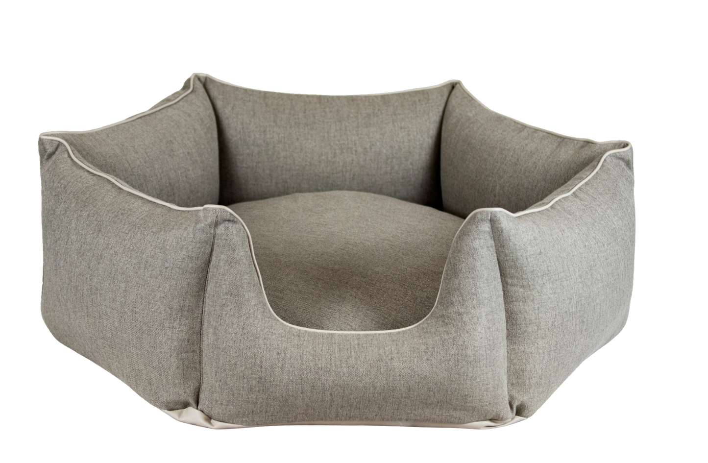 Hundebett Krone taupe/ matt sable